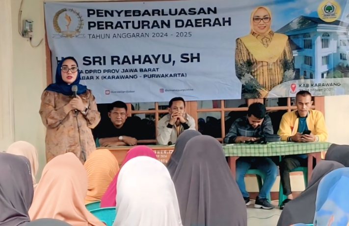 Jabar Untuk Kesejahteraan Rakyat: “Sri Rahayu” Edukasi Warga Dusun Kosambi II, Program Infrastruktur Jadi Sorotan