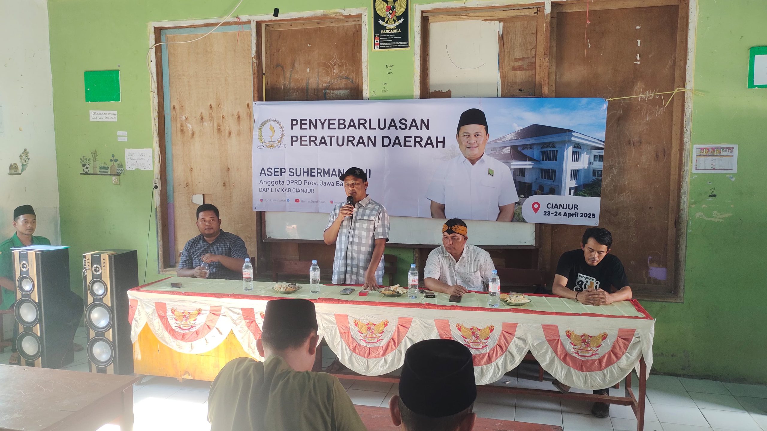 Ketua Fraksi PKB DPRD Jabar Gelar Sosialisasi Perda Bantuan Hukum untuk Warga Miskin di Cidaun
