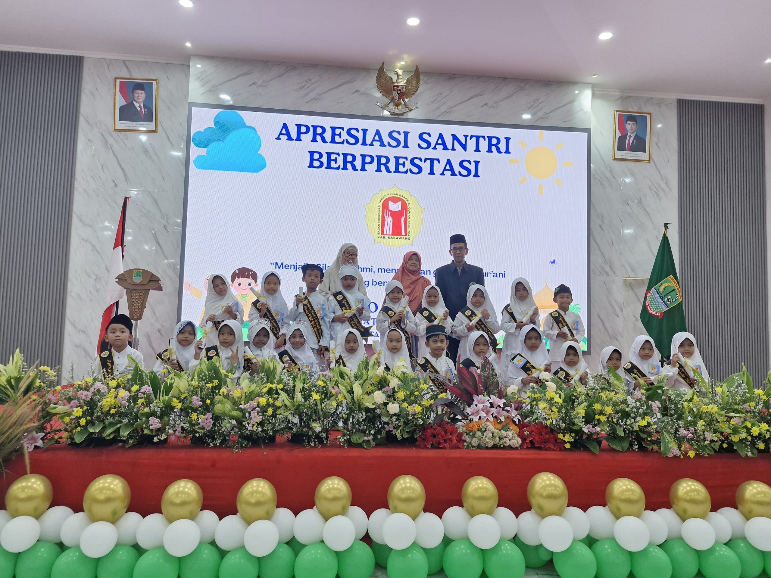 Ratusan Santri Ikuti Apresiasi Santri Berprestasi BADKO Karawang,