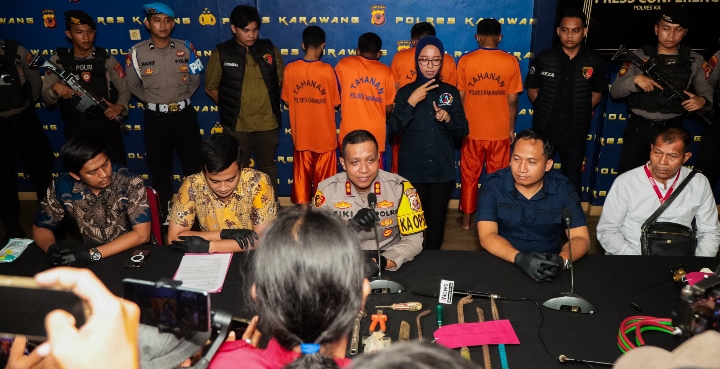 Komplotan Pembobol ATM Di Karawang, Berhasil Di Ringkus Sat Reskrim Polres Karawang ‎