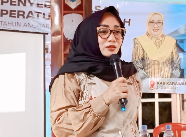 Sri Rahayu Sosialisasikan Perda Pemberdayaan Dan Perlindungan Perempuan di Desa Pinayungan