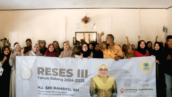 Insfratruktur Jalan, Hj. Sri Rahayu SH Serap Aspirasi Warga Desa Pasanggrahan Purwakarta