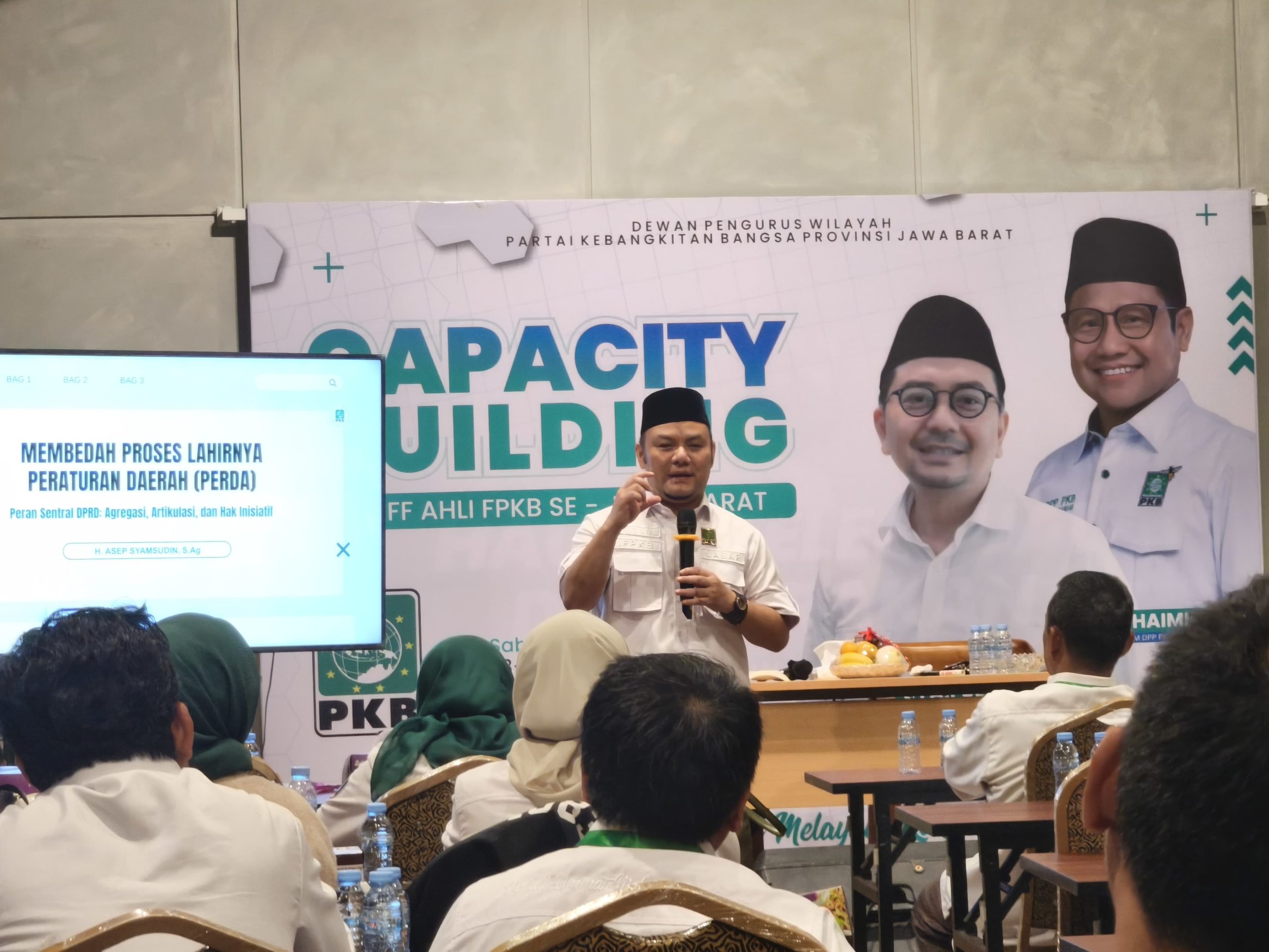 Asep Syamsudin Jadi Fasilitator Capacity Building Staf Ahli Fraksi PKB se-Jawa Barat, Perkuat Kapasitas Pembentukan Perda