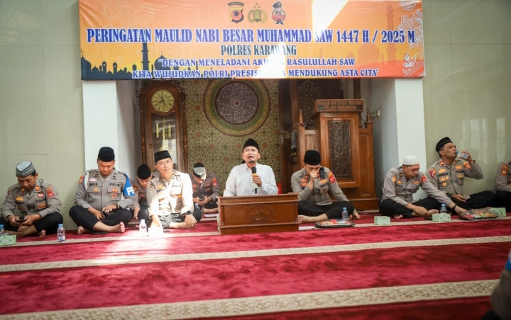 Polres Karawang Gelar Maulid Nabi Muhammad SAW