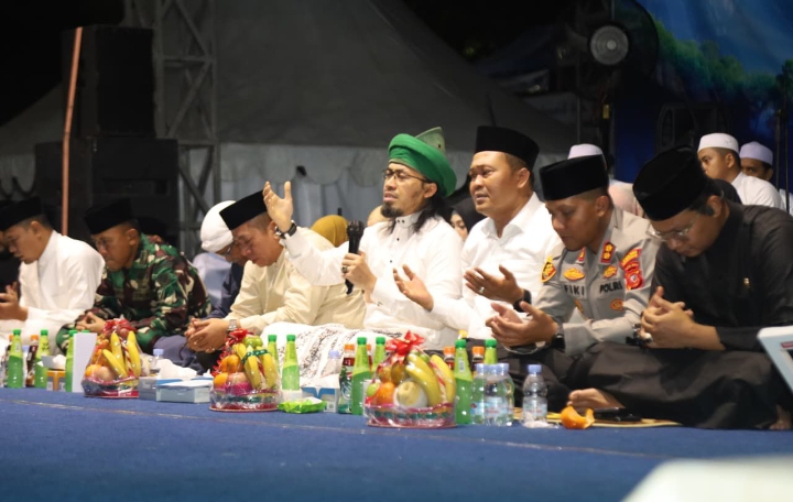 Polres Karawang Amankan Kegiatan “Karawang Mengaji” dalam Rangka Hari Jadi Karawang ke-392