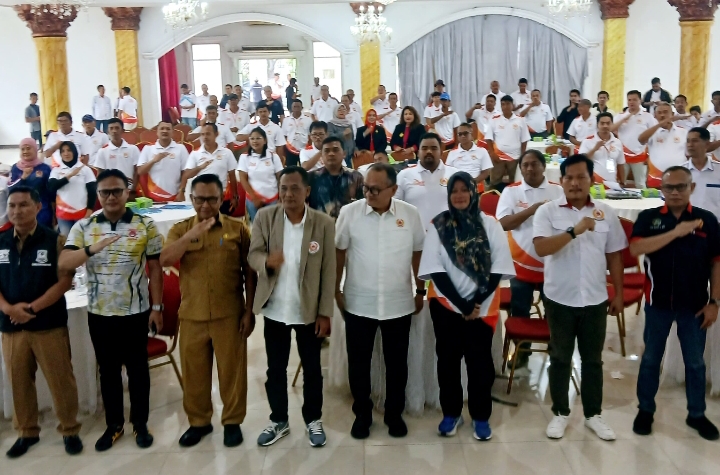 KONI Karawang Gelar Rapat Kerja, Bahas Persiapan Menghadapi Porprov Jabar 2026