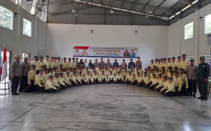 Penutupan Pelatihan Dasar Satpam Gada Pratama PT. Bhakti Manunggal Karya Berjalan Lancar, Cetak 80 Satpam Profesional dan Berintegritas