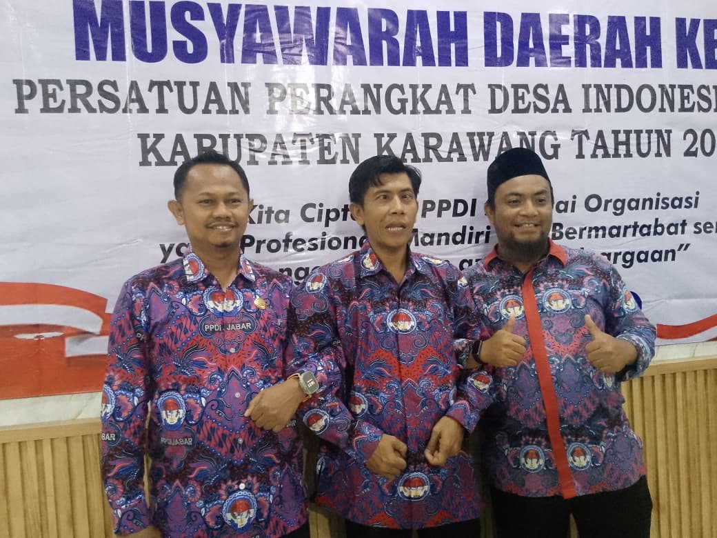 Ramli Gojali Nahkodai PPDI Karawang 2025-2030 Siap perjuangkan Kesejahteraan Perangkat Desa