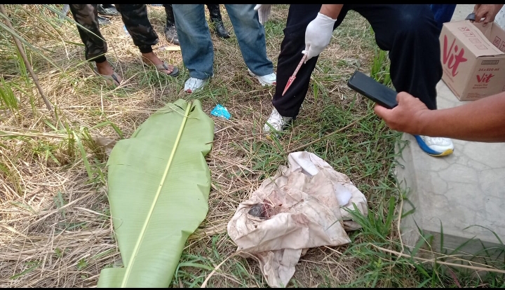 Temuan Mayat Bayi di Rengasdengklok, Tim Inafis Satreskrim Polres Karawang Lakukan Olah TKP