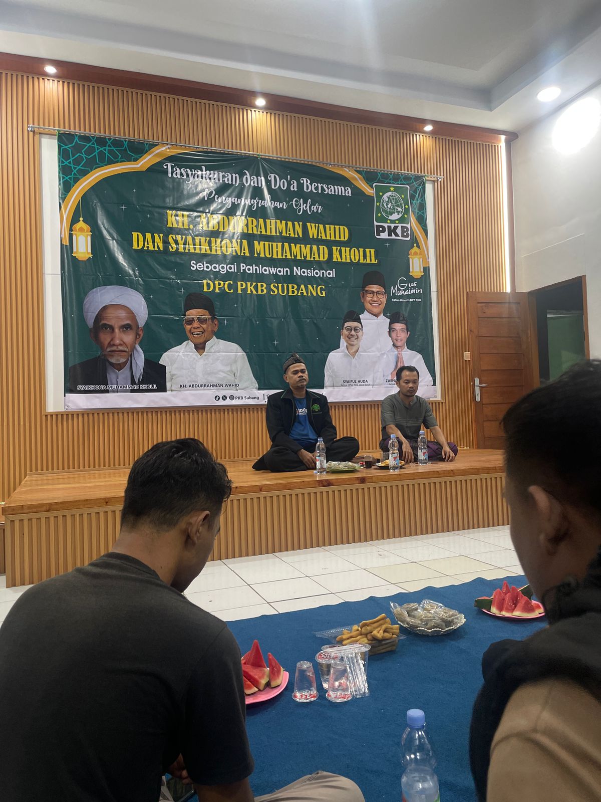 PKB Subang Gelar Tasyakuran Penganugerahan Gelar Pahlawan Gus Dur dan Syaikhona Kholil