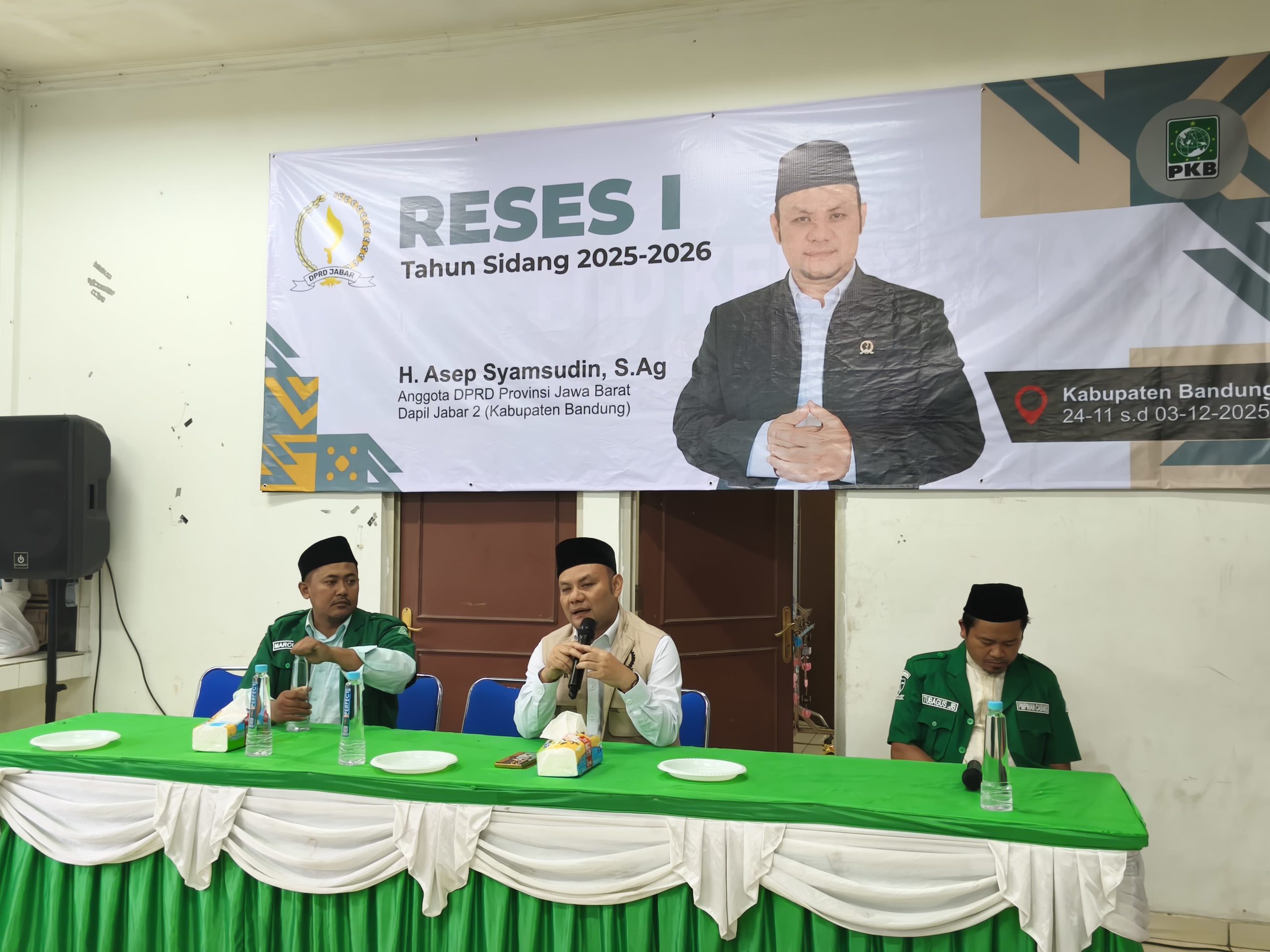 Asep Syamsudin Laksanakan Reses I Tahun Sidang 2025–2026 di MA Darul Ma’arif Margaasih Kabupaten Bandung