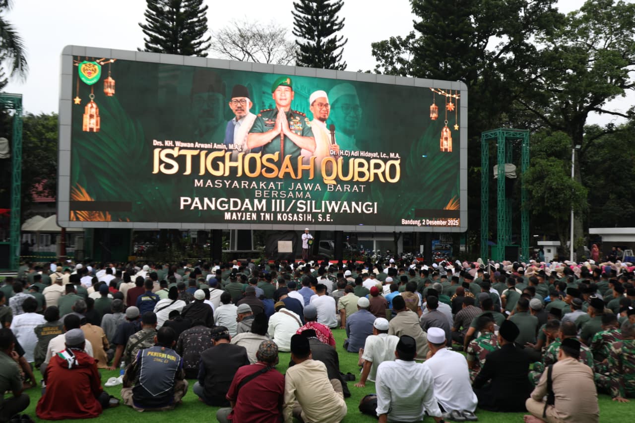 Acep Jamaludin Hadiri Istigosah Qubro Kodam III/Siliwangi di Kota Bandung