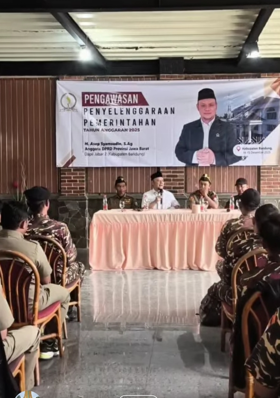 Asep Syamsudin Gelar Pengawasan Penyelenggaraan Pemerintahan di Jawa Barat