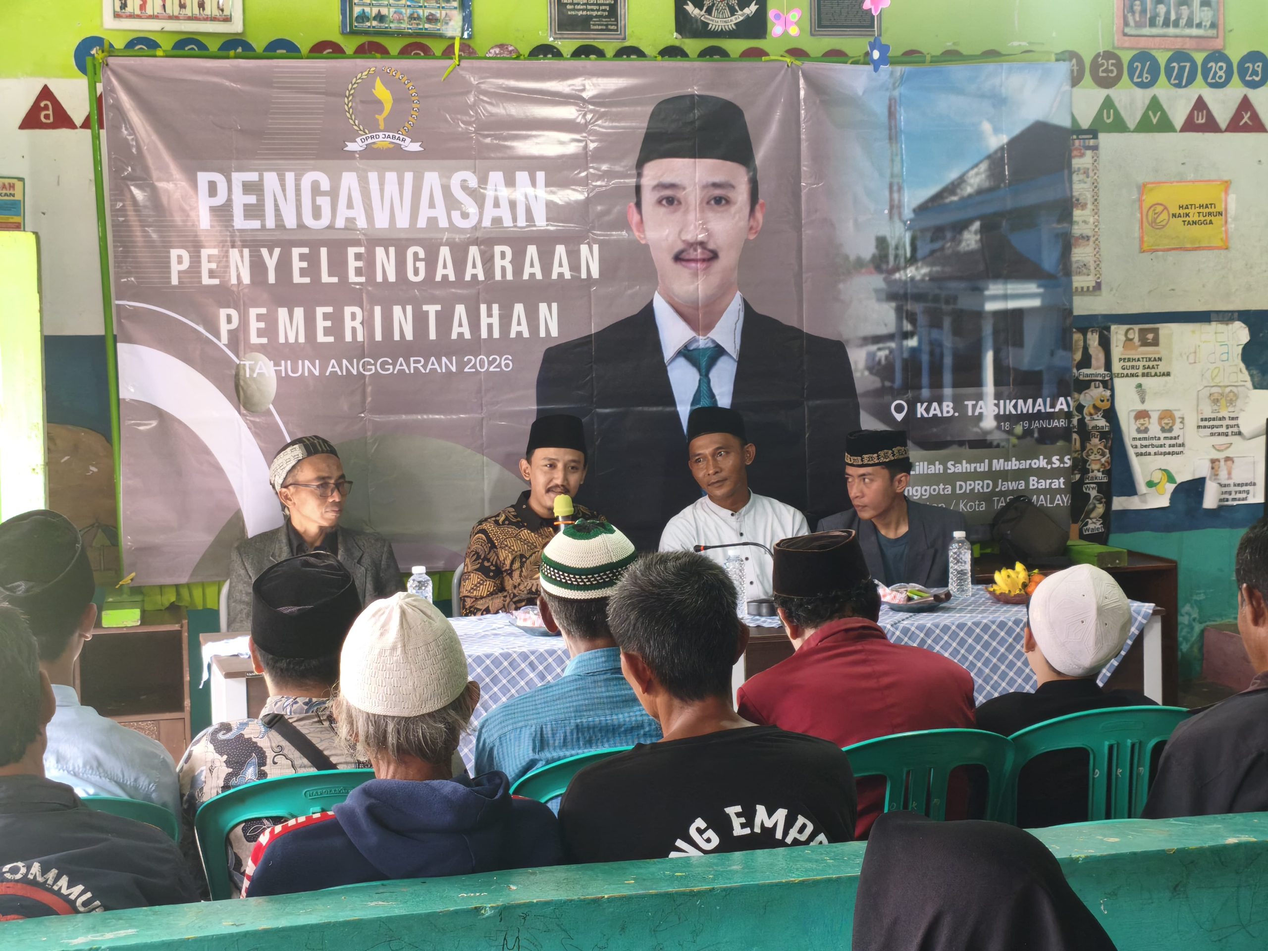 Lillah Sahrul Mubarok Laksanakan Pengawasan Penyelenggaraan Pemerintahan di Sukaresik