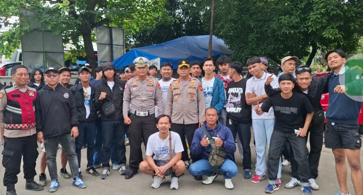 Kapolsek Klari Imbau Suporter Viking HKR ( Hooligan Kosambi Raya ) Jaga Kondusifitas Wilayah Klari