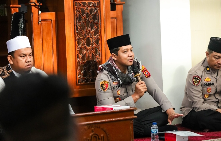 Polres Karawang Gelar Binrohtal Sekaligus Peringatan Isra Mi’raj Nabi Besar Muhammad SAW 1447 H