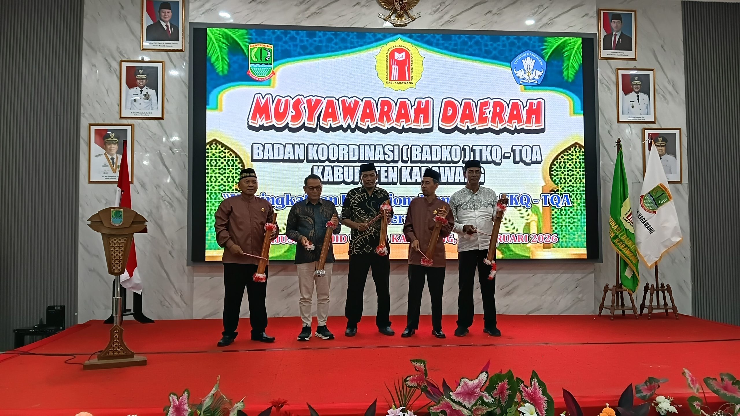 Bahis Hakim Nahkodai Badko TKQ–TQA Karawang 2026–2030, Musda Jadi Titik Awal Akselerasi Kualitas Pendidikan Al-Qur’an