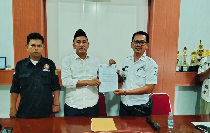 Samsudin Setiawan resmi di Lantik sebagai ketua karang taruna desa tamelang 2026-2031