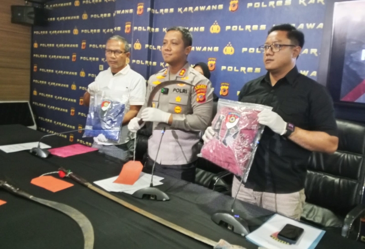 Polres Karawang Ringkus Pembacok Pemuda di Cikampek, Satu Tersangka Ditahan