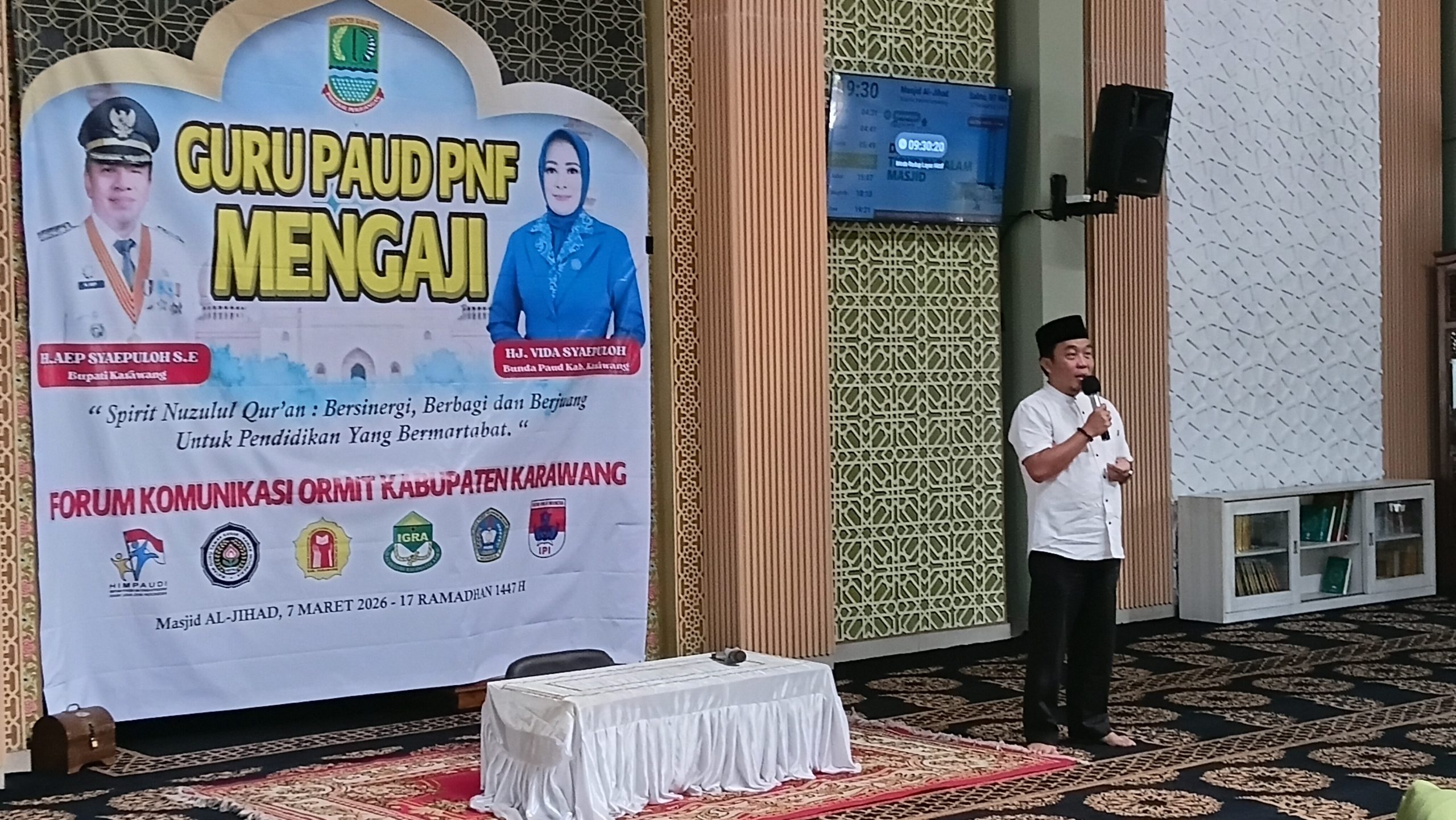 Semarak Nuzulul Quran, Ratusan Guru PAUD–PNF di Karawang Ikuti Guru Mengaji