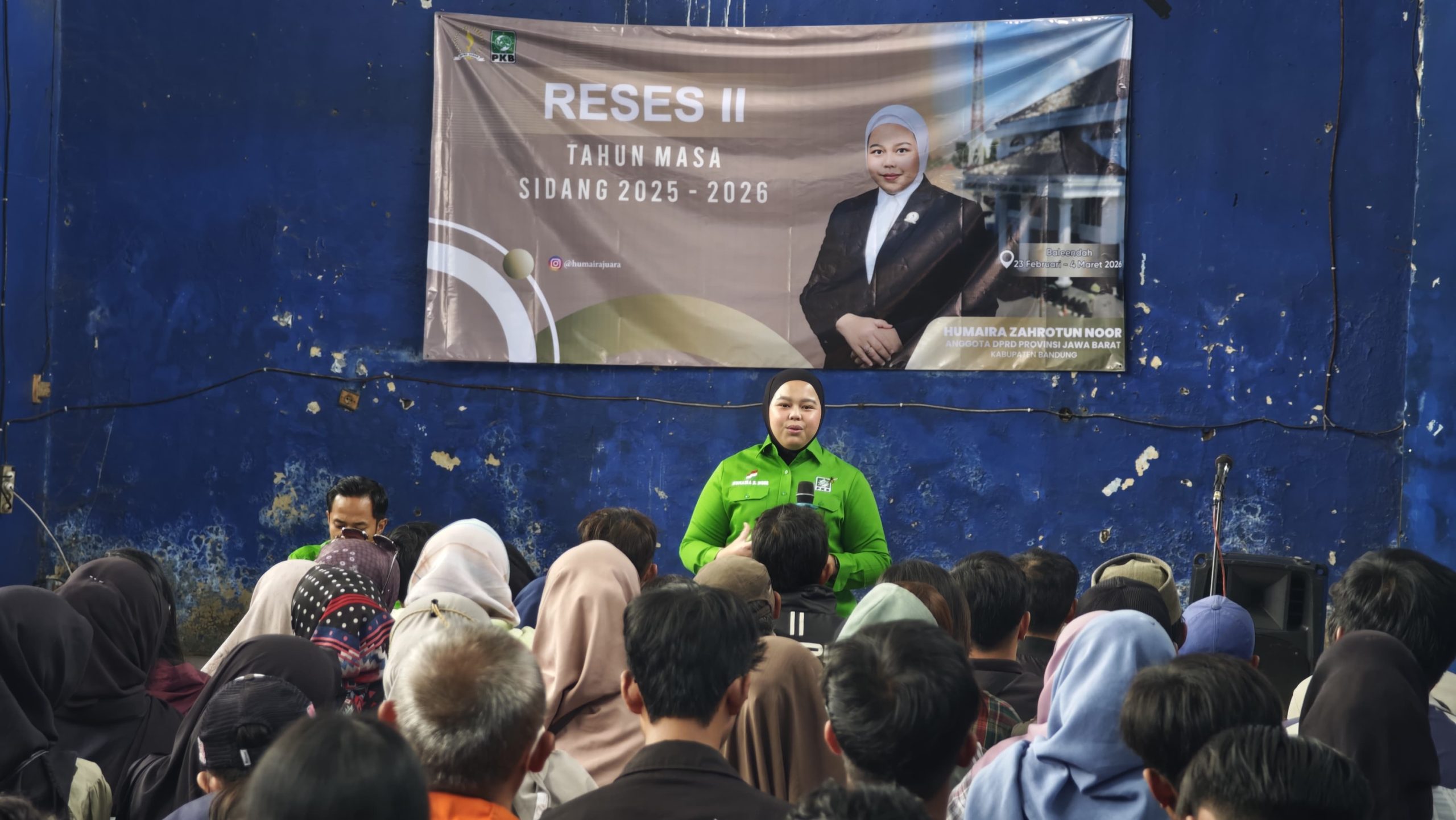 Melalui Reses I 2025–2026, Humaira Dengarkan Langsung Keluhan Warga Manggahang Baleendah