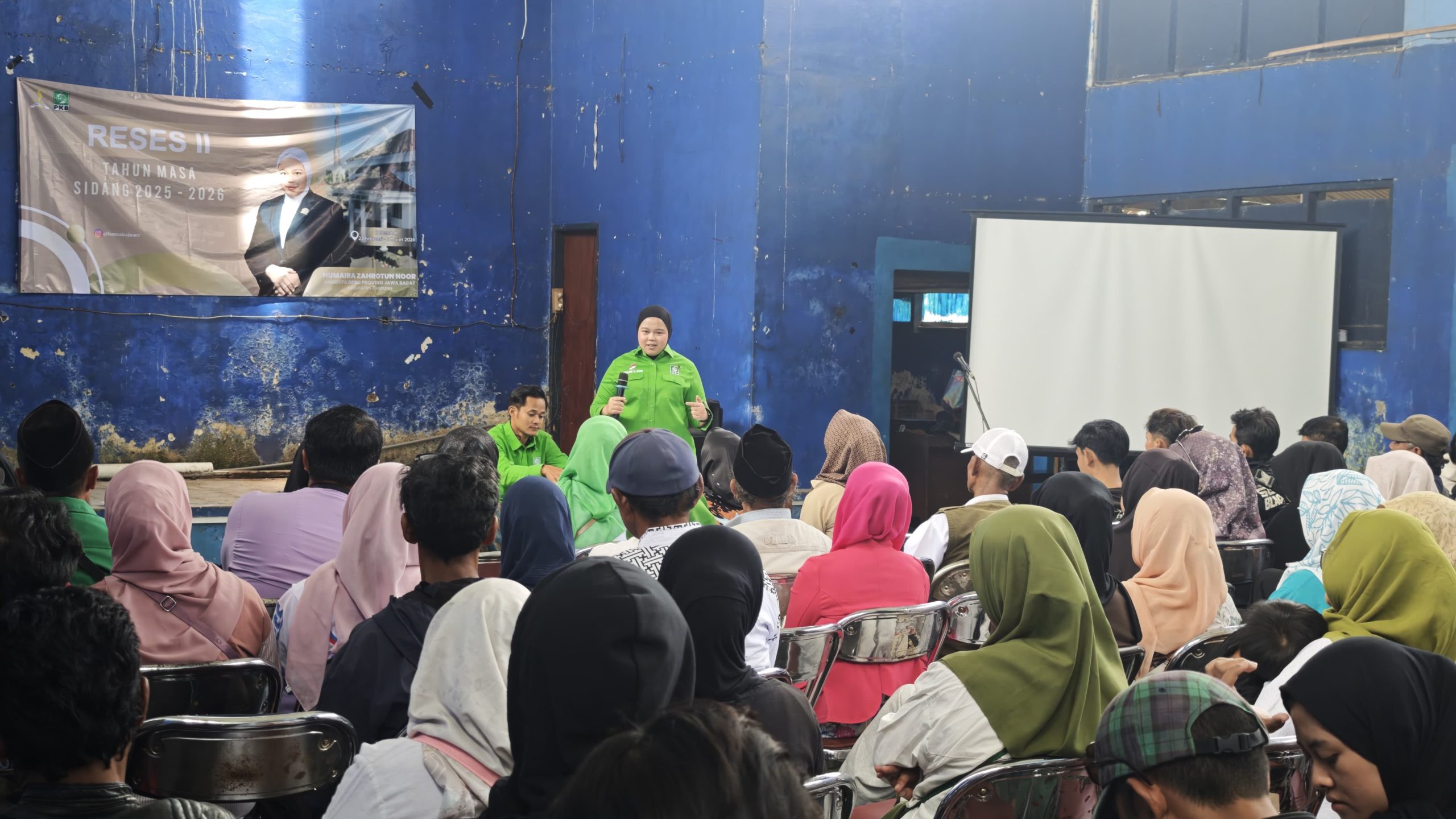 Dialog Bersama Warga Manggahang, Humaira Zahrotun Noor Komitmen Kawal Aspirasi di Tingkat Provinsi