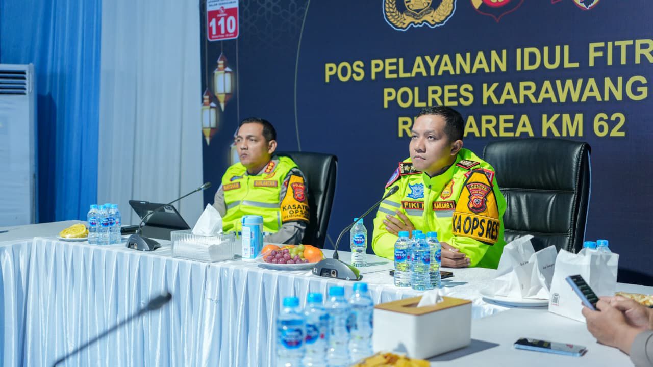 Kapolres Karawang Pastikan Kesiapan Personel Hadapi Puncak Arus Balik