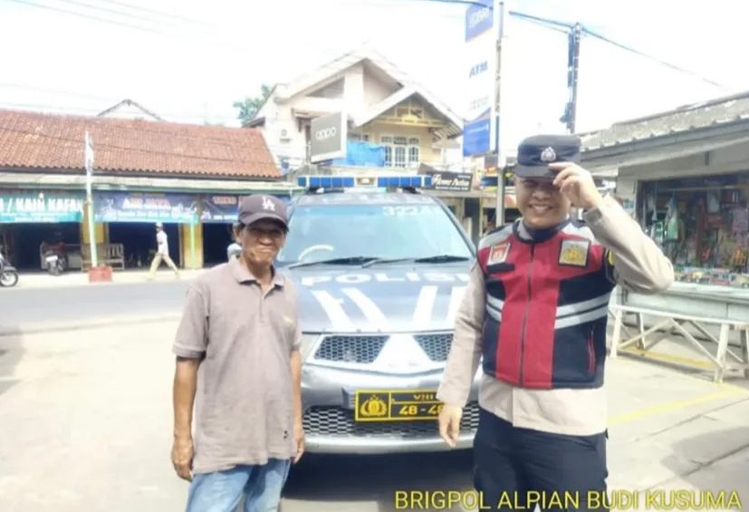 Prekat Polsek Banyusari Giat Patroli Jalan Raya Antisipasi Kejahatan