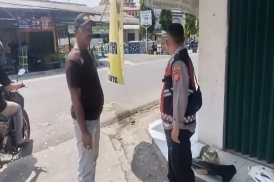 Prekat Polsek Banyusari Giat Patroli Jalan Raya Antisipasi Kejahatan
