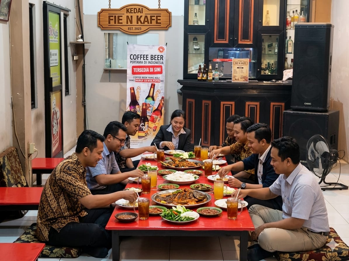 Nikmatnya Aneka Cobek, Sensasi Rasa Tradisional yang Bikin Nagih di Kedai Fie N’ Kafe Karawang