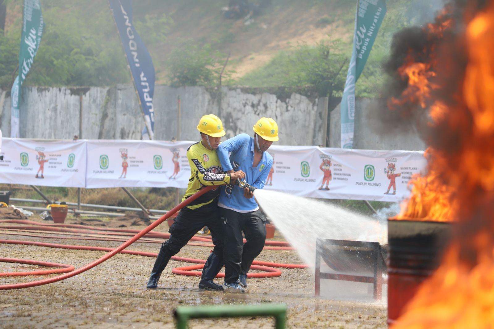 Gelar Hose Drill Contest, Pupuk Kujang Tularkan Budaya Keselamatan ke Lingkungan Masyarakat