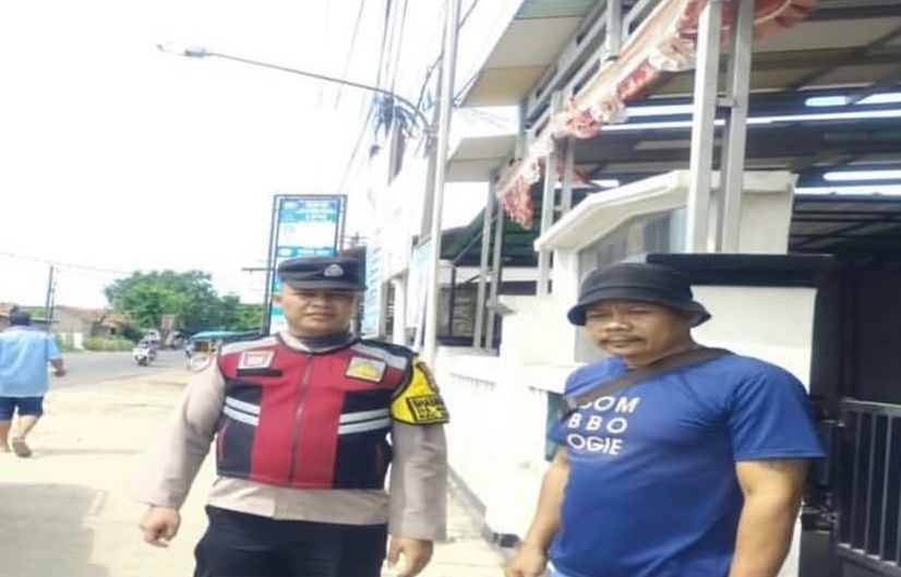 Prekat Polsek Banyusari Giat Patroli Jalan Raya Antisipasi Kejahatan