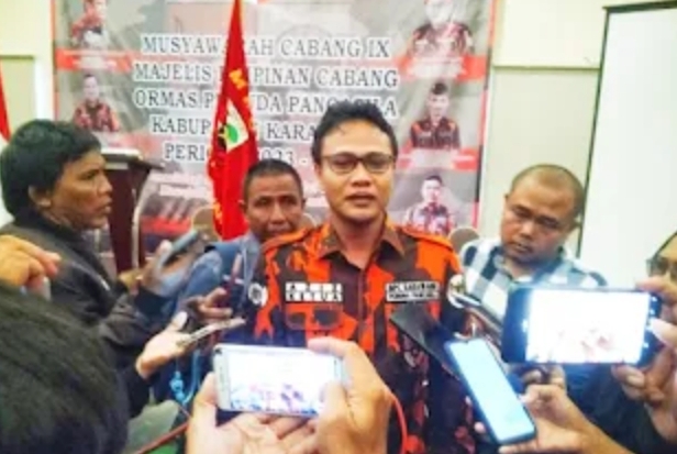 Abdul Aziz, SE, Ketua MPC Pemuda Pancasila INSTRUKSI BP3 DUKUNG RAFIUDIN FIRDAUS