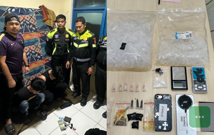 Berawal dari Razia Helm, Satlantas Polres Karawang Ringkus Pengedar Sabu di Bundaran Ciplaz