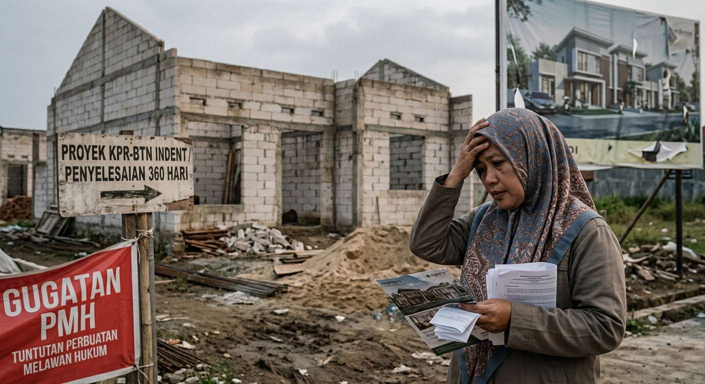 Rumah Tak Kunjung Jadi, Nasabah Gugat BTN Karawang