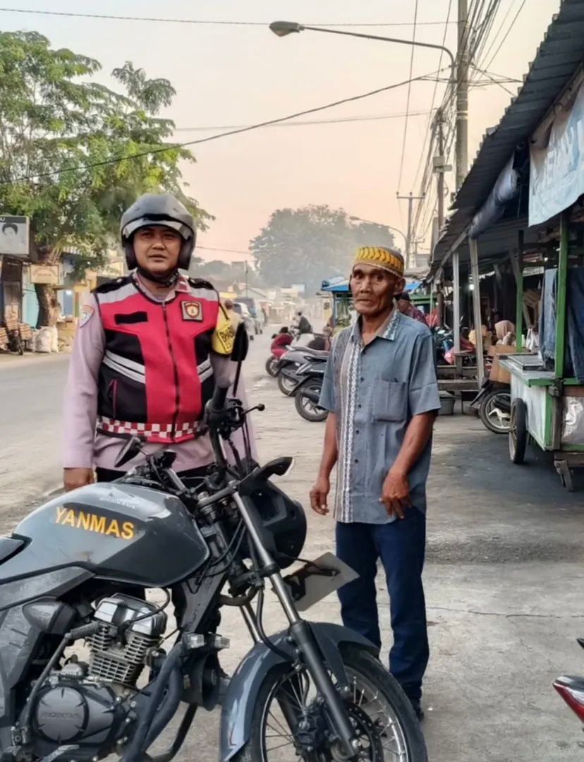 Prekat Polsek Banyusari Giat Patroli Jalan Raya Antisipasi Kejahatan