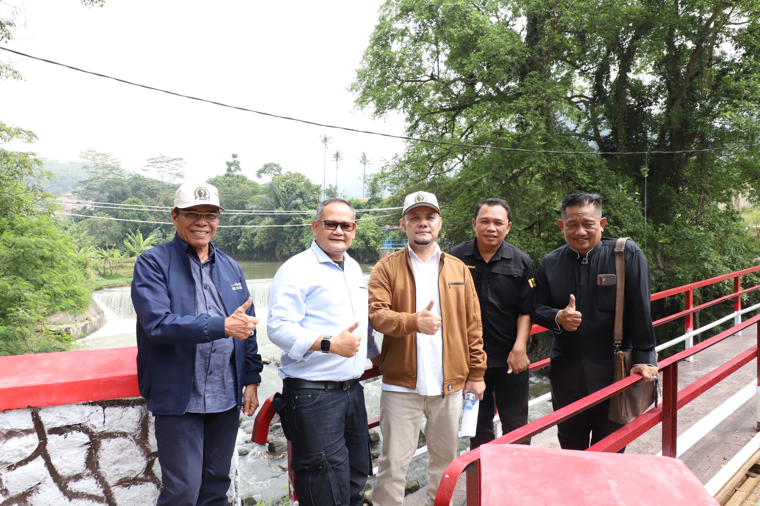 Asep Syamsudin Monitoring Bendung Leuwi Kuya Sadu Soreang, Soroti Pentingnya Infrastruktur Pengairan