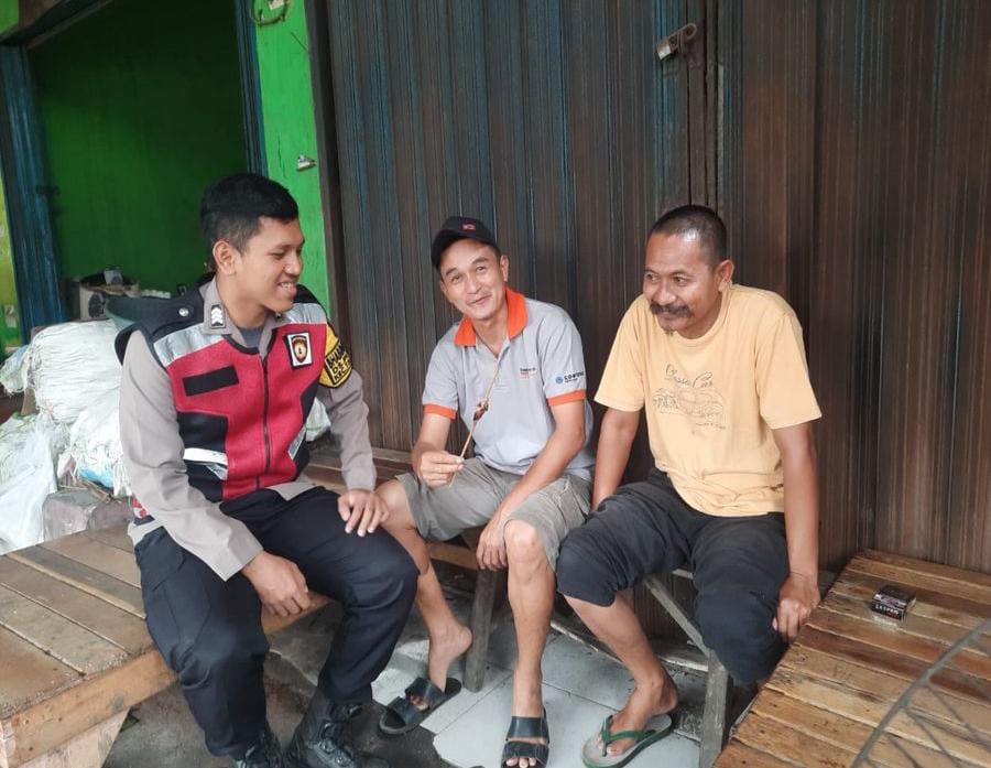Bhabinkamtibmas Polsek Telagasari Sampaikan Himbauan Pencegahan Kenakalan Remaja