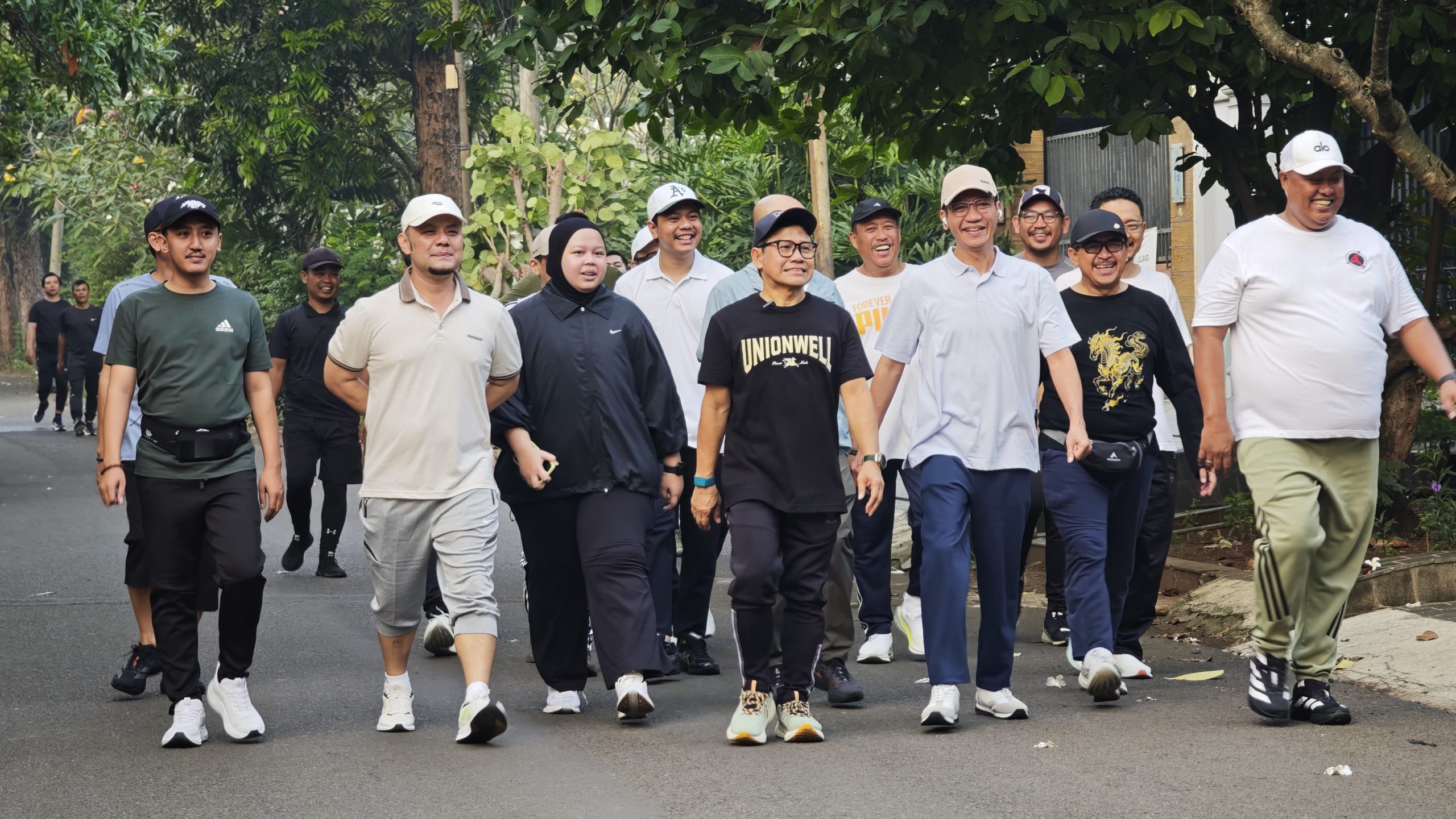 Lari Pagi Bersama Gus Muhaimin, Fraksi PKB Jabar Perkuat Soliditas dan Semangat Pengabdian