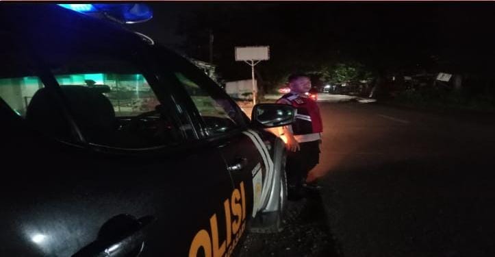 Polsek Telagasari Susuri Wilayah Perbatasan dan Pastikan Lingkungan Kondusif