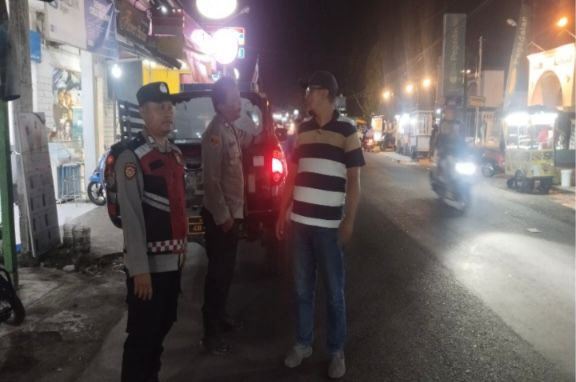 Prekat Polsek Banyusari Giat Patroli Jalan Raya Antisipasi Kejahatan