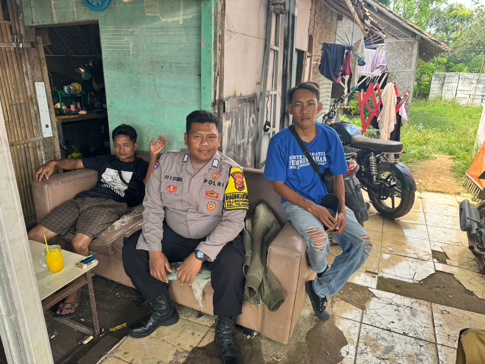 Bhabinkamtibmas Polsek Telagasari Ajak Warga Binaan Bersatu Cegah Kenakalan Remaja