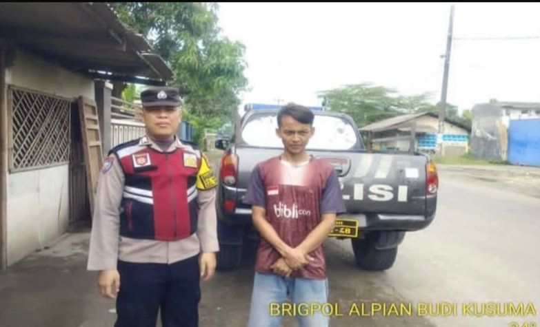 Prekat Polsek Banyusari Giat Patroli Jalan Raya Antisipasi Kejahatan