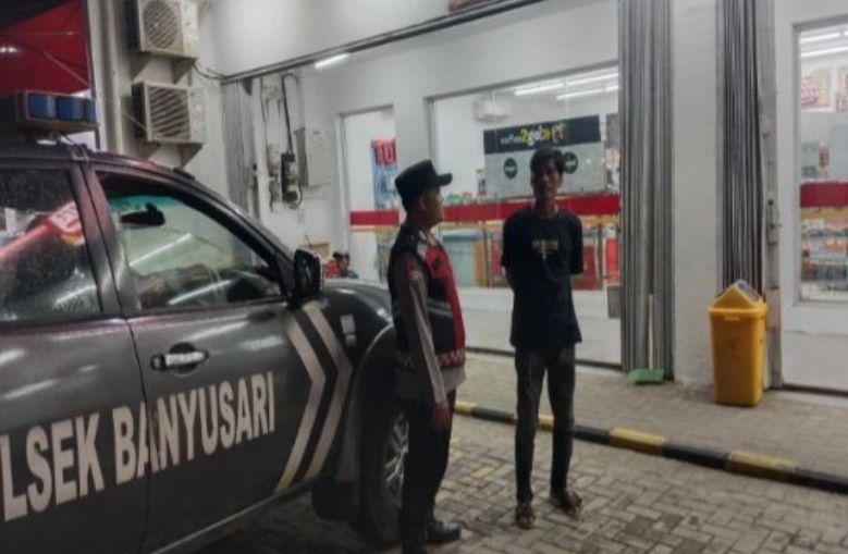 Prekat Polsek Banyusari Giat Patroli Jalan Raya Antisipasi Kejahatan