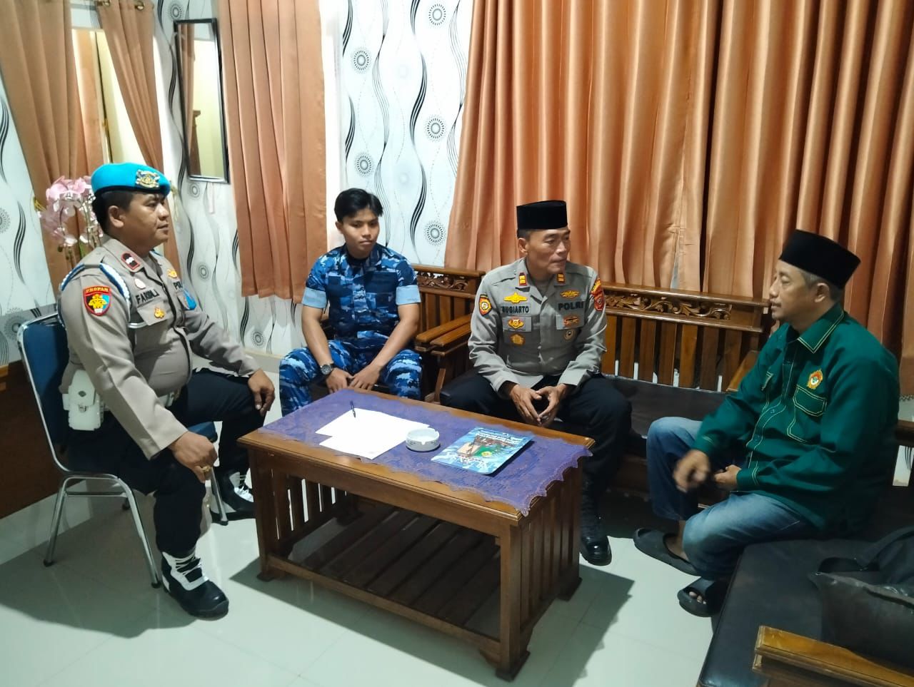 Polsek Banyusari Menerima Kunjungan Tokoh Agama PC LDII