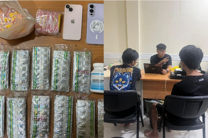 Satresnarkoba Polres Karawang dipimpin AKP Ferlyanto, amankan 16.590 butir obat keras tertentu disita dari 4 Pelaku