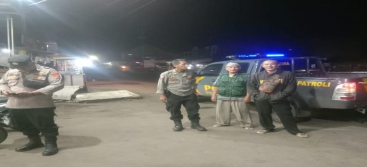 Antisipasi Gangguan Kamtibmas di Wilayah, Polsek Jatisari Gelar Patroli Malam