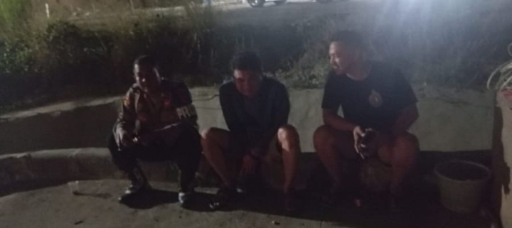 Patroli Malam Polsek Telukjambe Barat Sambang Sambang Warga Badami