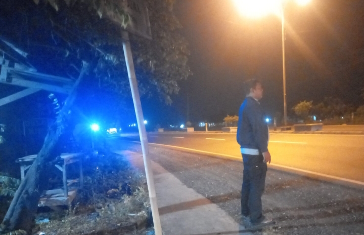 Pastikan Pemukiman Warga Aman, Reskrim Polsek Jatisari Lakukan Patroli Malam