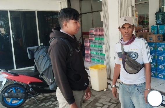 Patroli Kring Serse Polsek Jatisari Antisipasi C3, Sambangi Alfamart Balonggandu